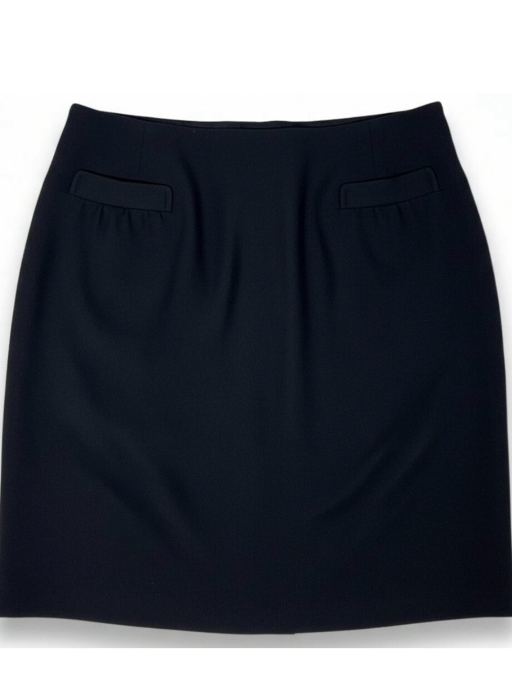 Talbots Black Pencil Skirt Work Career Lined Comfort Waist Plus 20WP NWT